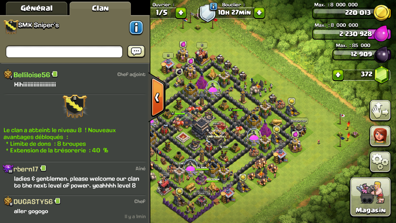 Enfin clan 8 félicitation SMK sniper's